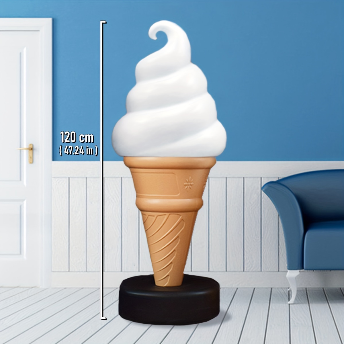 アイスクリーム模型 60cm 95cm 120cmのサイズ お菓子屋さんや屋外装飾
