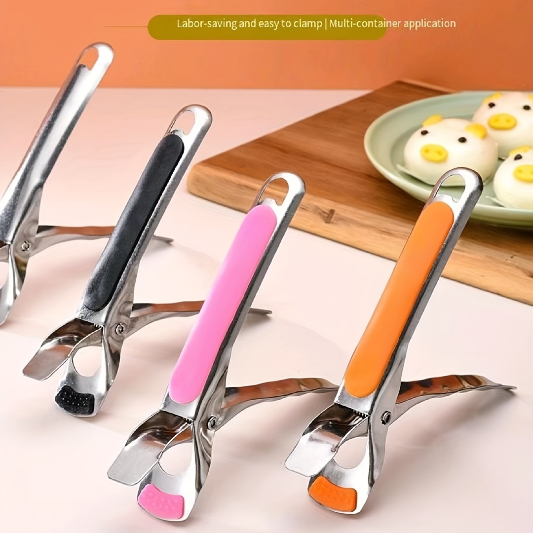 Aluminum Pizza Pan Gripper Tongs Holder For Lifting Hot Plate Kitchen  Baking