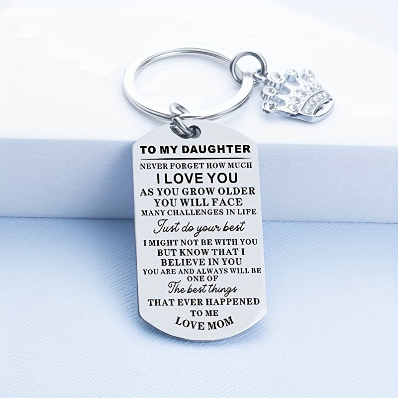 Encouragement Keychain Thank You for Being Awesome for Daughter From Dad  Mom To Adult Daughter Gifts for Girl Birthday Gifts Diy - AliExpress