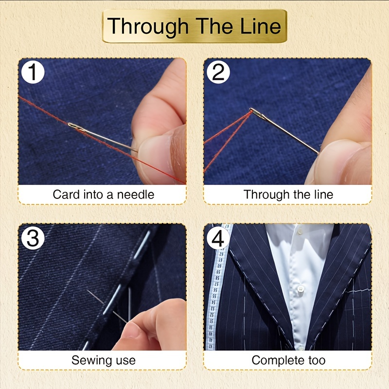 12pcs Blind Needle Elderly Needle Side Hole Hand Household Sewing Stainless  Steel Sewing Needless Threading Apparel Diy Tools, 90 Days Buyer  Protection