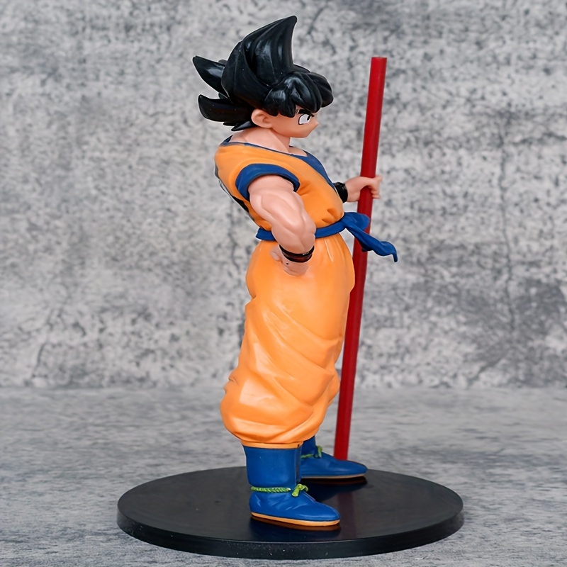 NEW Dragon Ball Z Son Goku Anime Figure Gk Super Saiyan Three Heads  Figurine PVC Statue Model Doll Room Decoration Ornament Toy