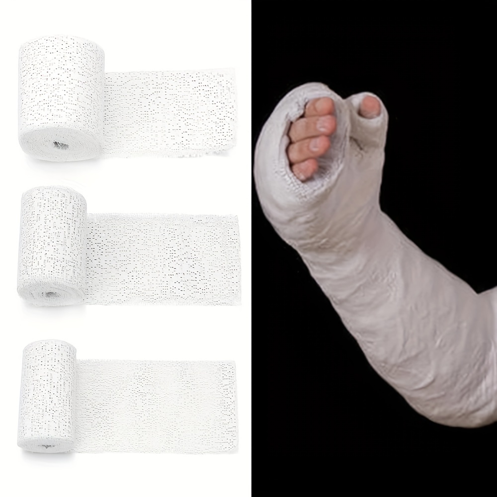 Plaster Bandages Cast Orthopedic Tape Cloth Gauze Emergency Muscle