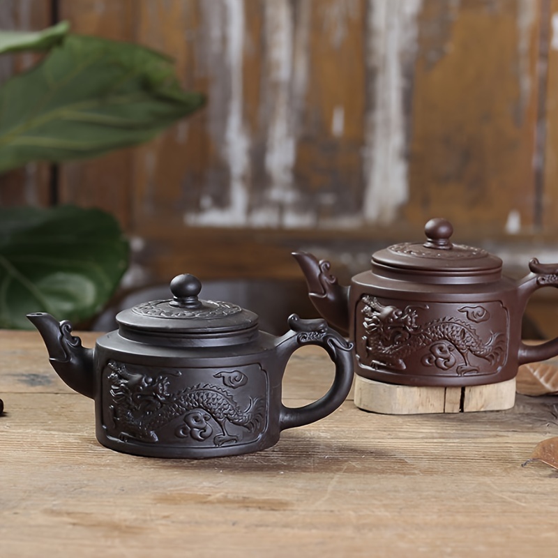  BBAUER Japanese Tea Set Tea Cup Set Pure Brass Boiling Tea  Stove, Retro Chaoshan Kung Fu Tea Set(Color:7,Size:) : Home & Kitchen