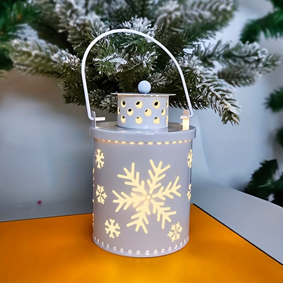 Christmas Candle Light Hanging Wind Lantern, LED Electronic