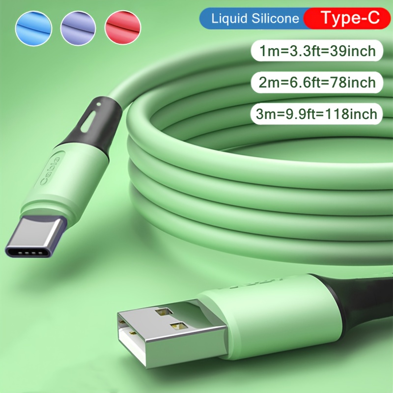 USB-C to USB-C Charging Cables Durable Tangle-Free — GHOSTEK
