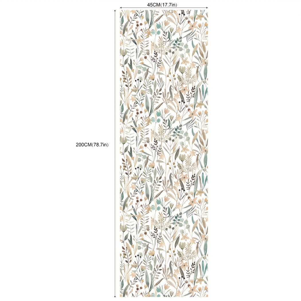 Papel Pintado Floral Despegable Adhesivo 17 7 Pulgadas X 78 - Temu