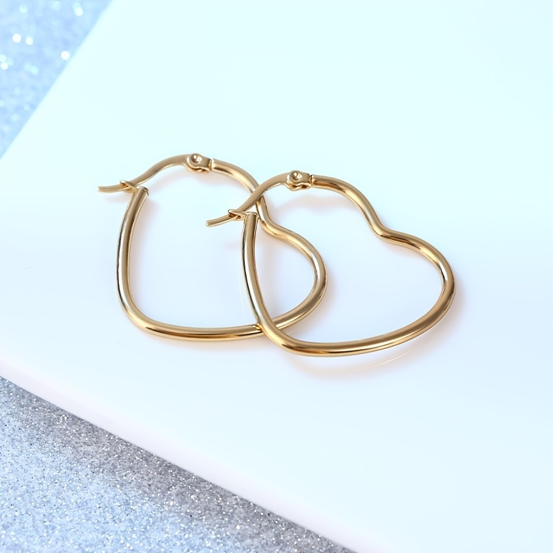 Love Letter Hoop Earrings Romantic O Shape Pure Color Earrings Lightweight  Ear Jewelry Decoration Valentines Day Gifts - Jewelry & Accessories - Temu