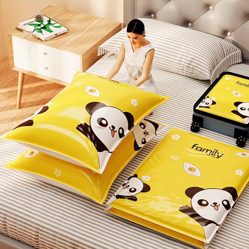 Cute Vacuum Compression Storage Bags, Sealed Moving Bags For Clothes,  Blankets, Shirts, Household Space Saving Organizer For Dorm, Closet,  Wardrobe, Bedroom, Bathroom - Temu