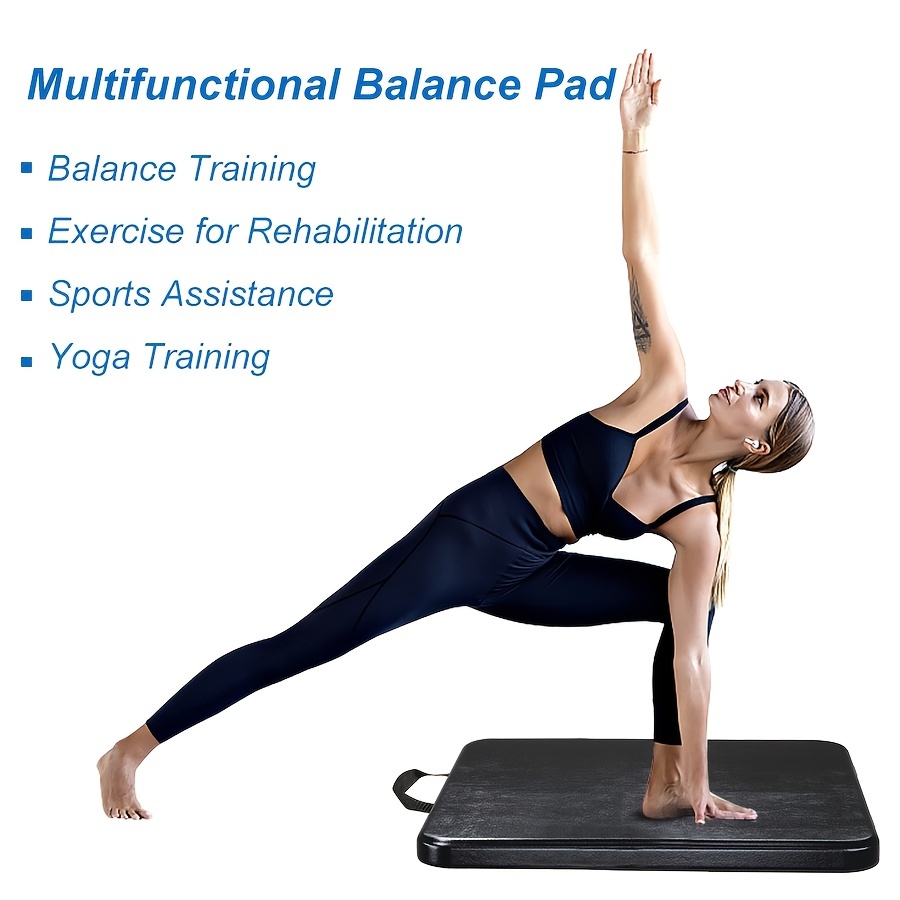 Inflatable Balance Pad For Yoga Massage And Fitness - Temu