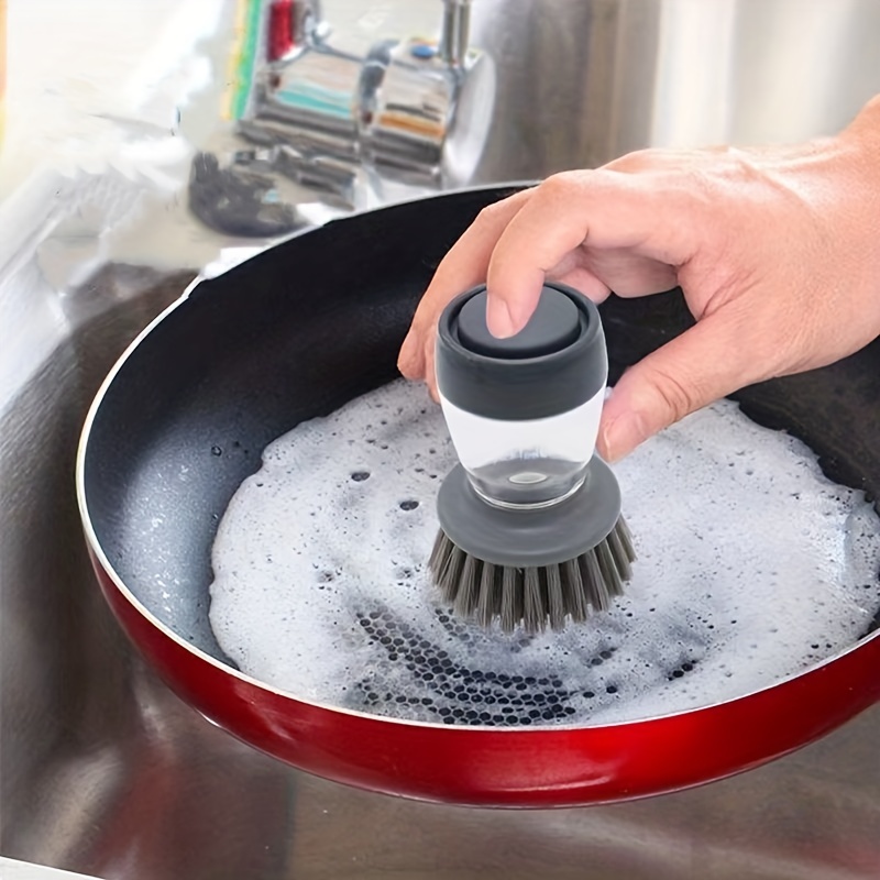 Refillable Liquid Cleaning Brush Sponges