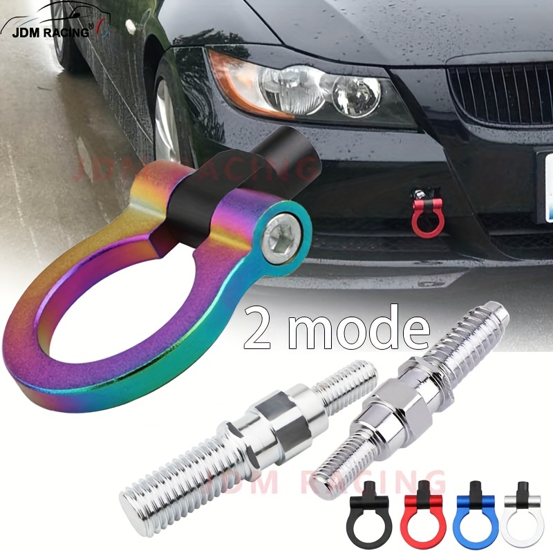 JDM Blue Racing Sport Track Style ABS Tow Hook Ring Decoration For BMW 3  Series