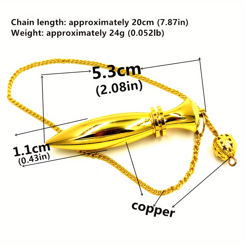 Péndulos Metálicos Adivinación Radiestesia - Temu
