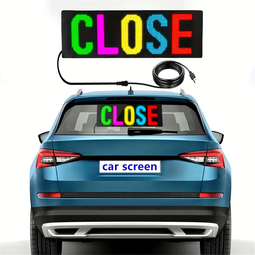 Programmable Car LED Sign Remote Advertising Scrolling Message