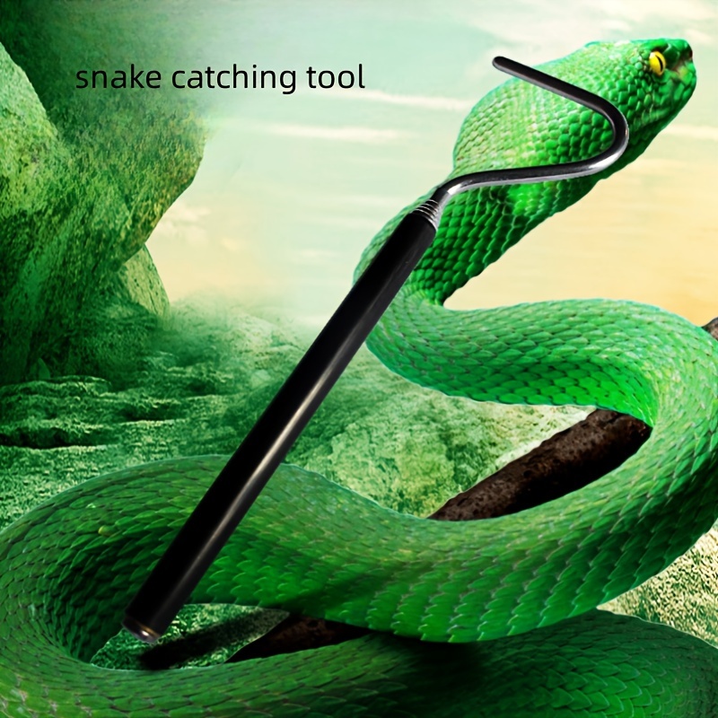 Snake Catcher, Stainless Steel Eel Clip Multi-purpose Folding Long Lobster  Clamp Snake Hunting Rod Snake Clip - Temu
