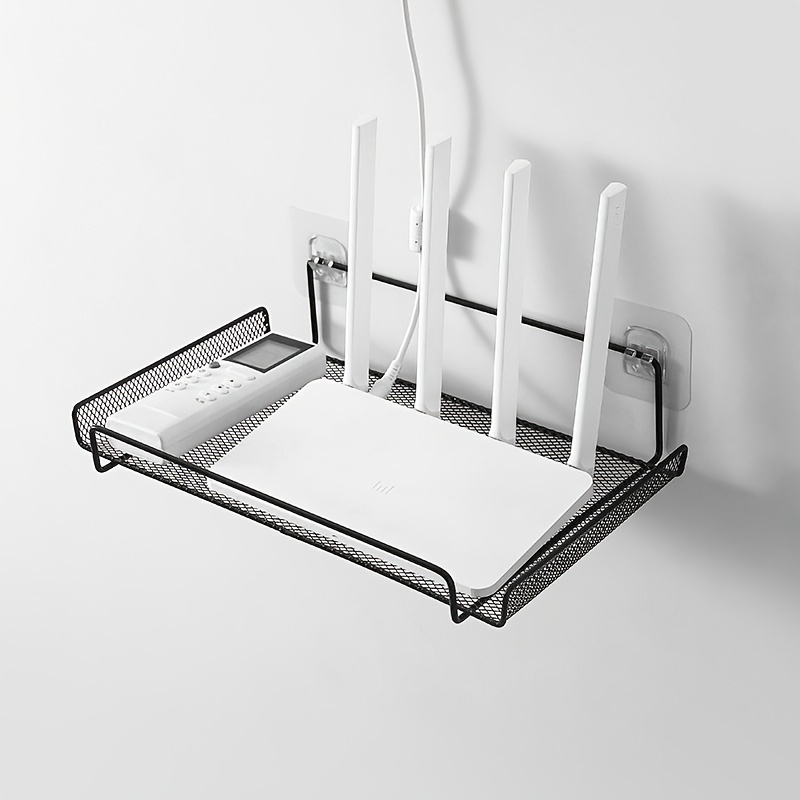 Wall Mounted Router Rack and TV Top Box Holder