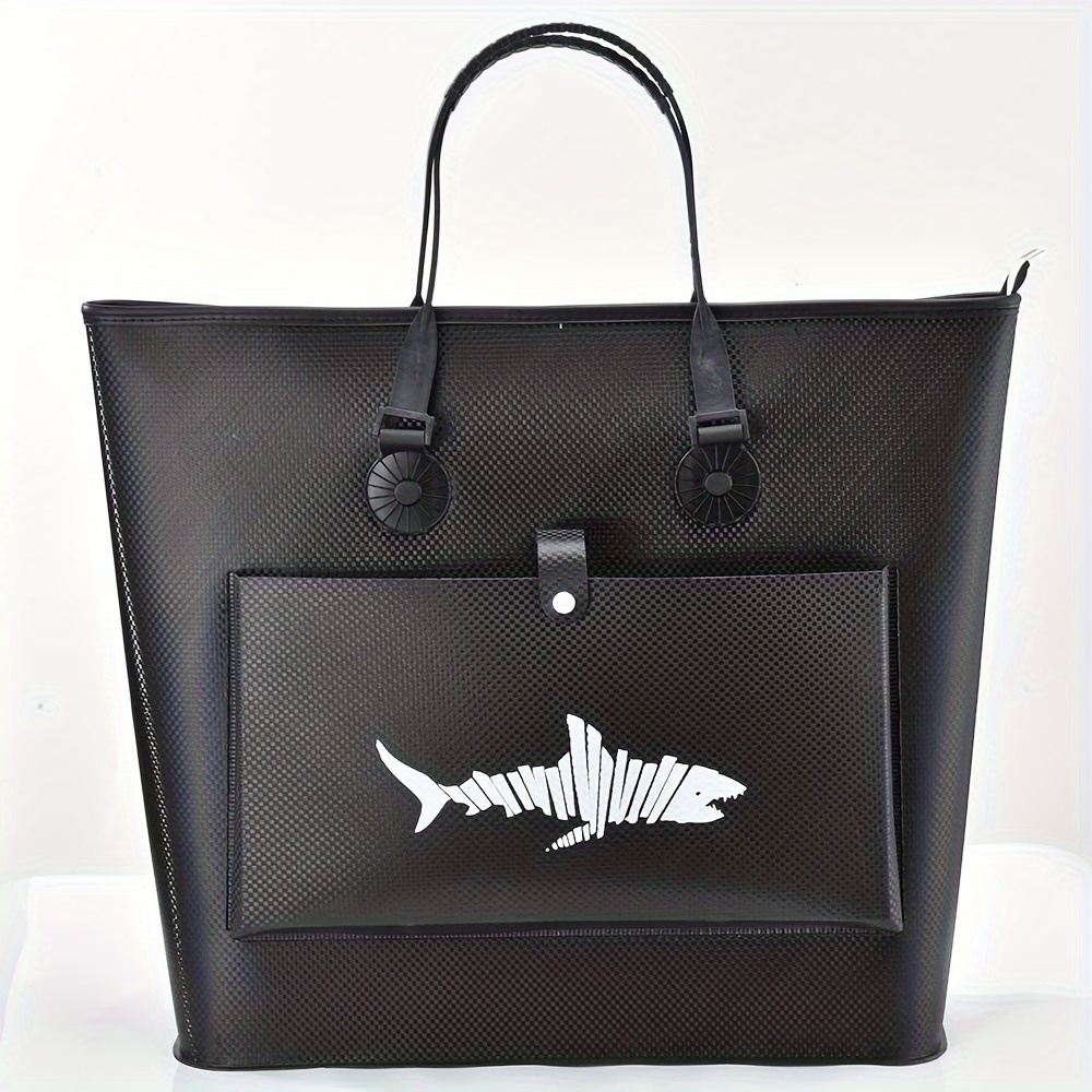 Black/blue Multifunctional Waterproof Fishing Tackle Bag - Temu