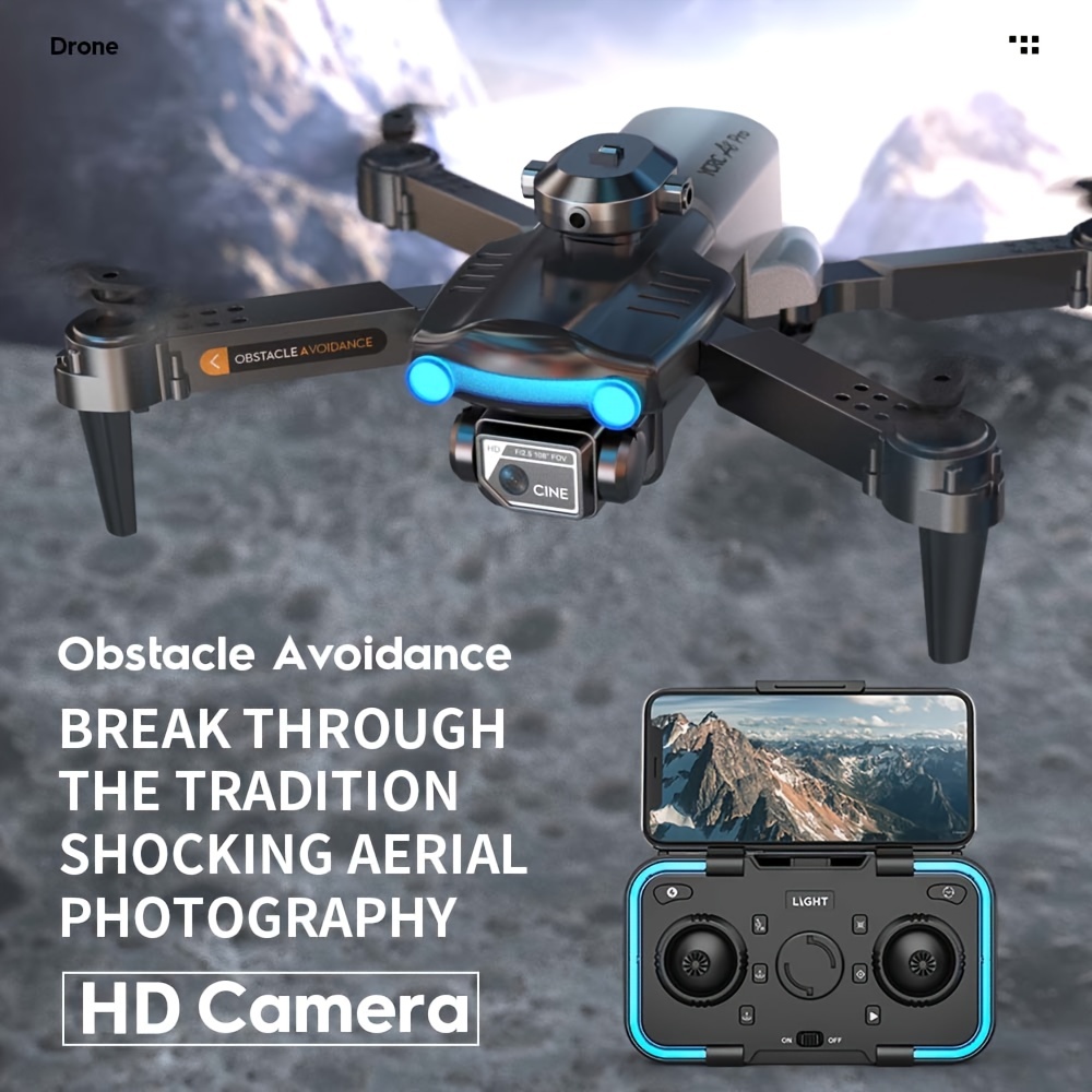 Drone Hd Aerial Quadcopter, 540° Obstacle Avoidance, 2.4g Wifi Fpv Drone  With 4k Camera, Suitable For Adult Use, Rc Quadcopter, Brushless Motor