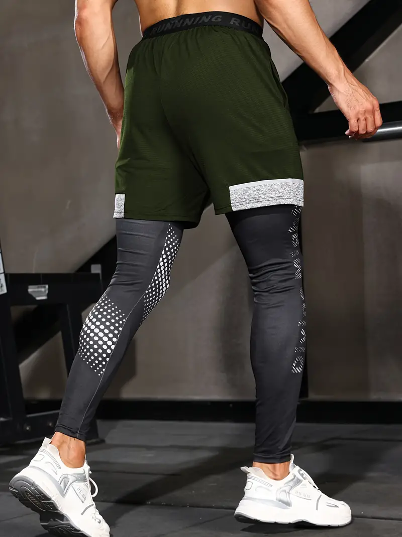 High performance Men's Compression Pants Shorts Fitness - Temu Canada