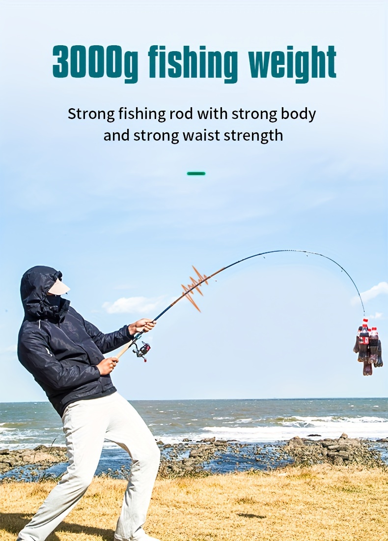 Spinning Fishing Rod Large Guide Ring Fast Action High - Temu