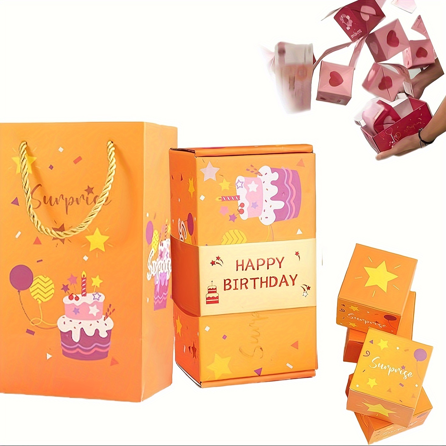 Surprise Gift Box Explosion 2023 New Merry Christmas - Temu