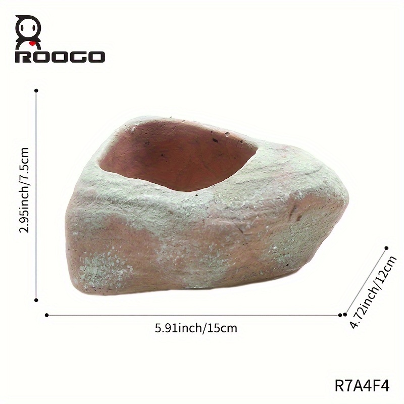 River Stone Pot Natural Rock Planter 