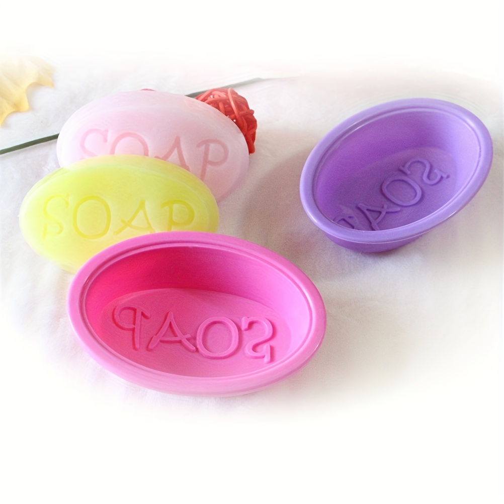 Oval Soap Mold 3D Silicone Soap Molds for Soap Making DIY Creative Soap  Forms 