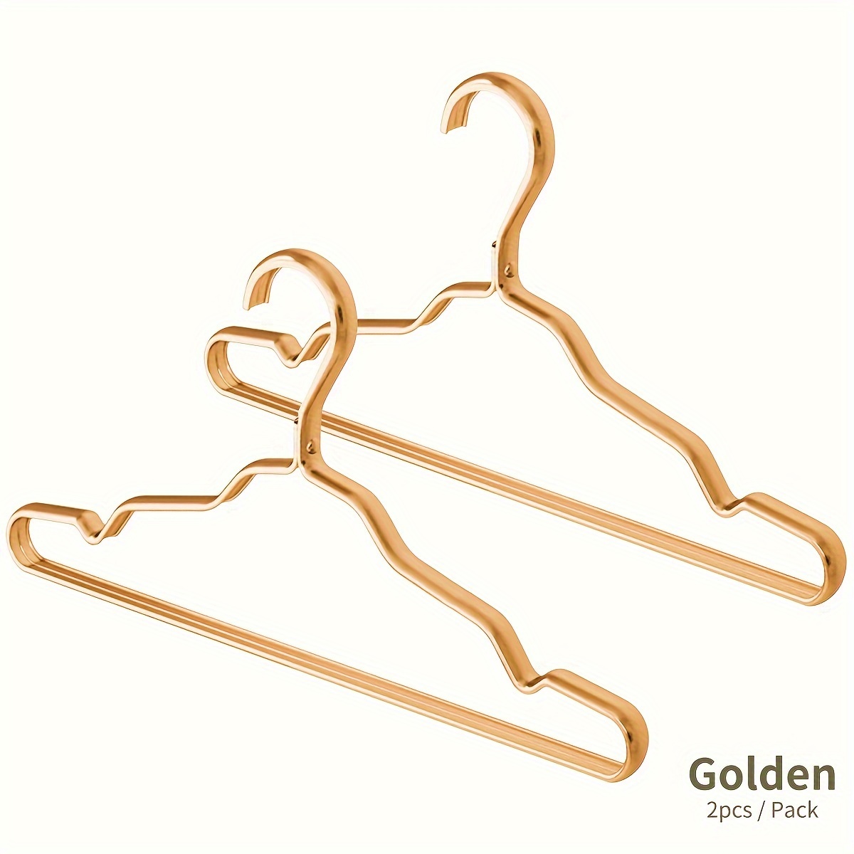 Premium Metal Coat Hangers - Gold