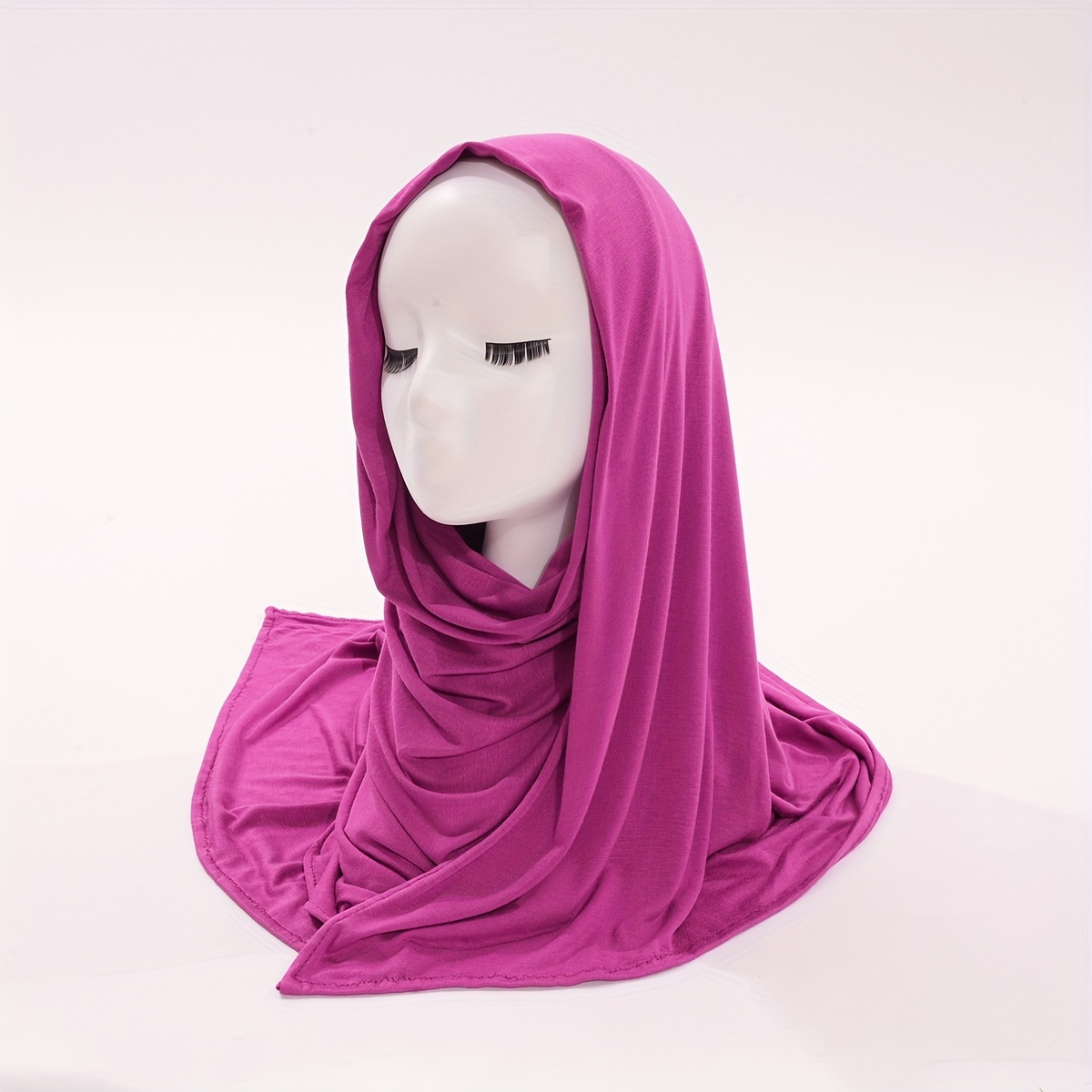 Brick Red Plain - Jamila Jersey Shayla Long Rectangle Hijab 30x70 - The  Islamic Place