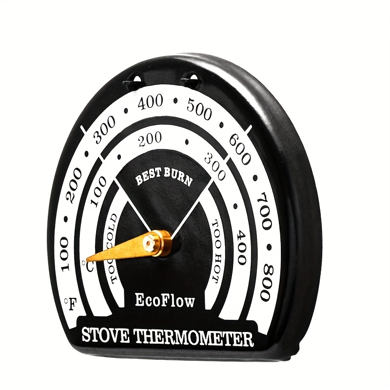 Magnetic Stove Thermometer Oven Temperature Meter For Wood Burning Stoves  Gas Stoves Pellet Stove Stoves Avoid Stove Fan Damaged By Overheat - Temu