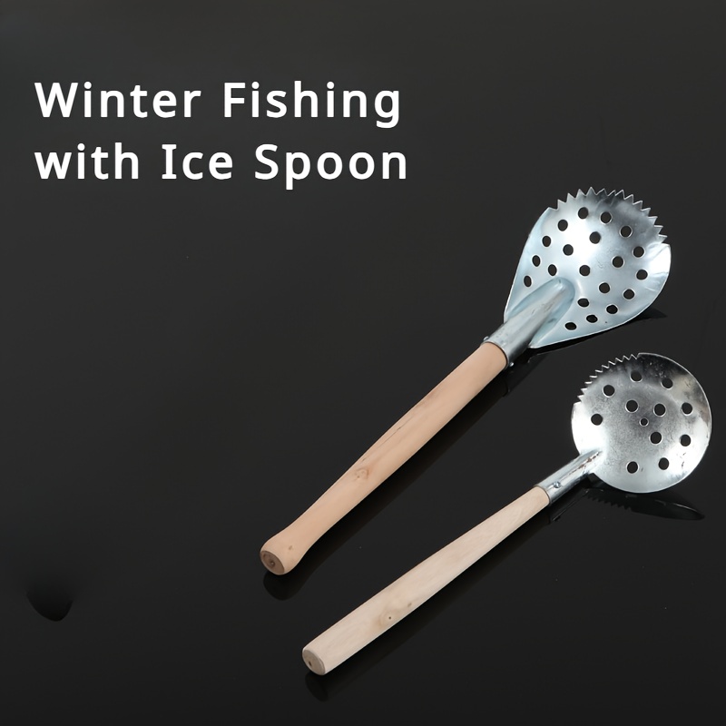 Ice Fishing Scoop Ice Skimmer Winter Fishing Accessories - Temu