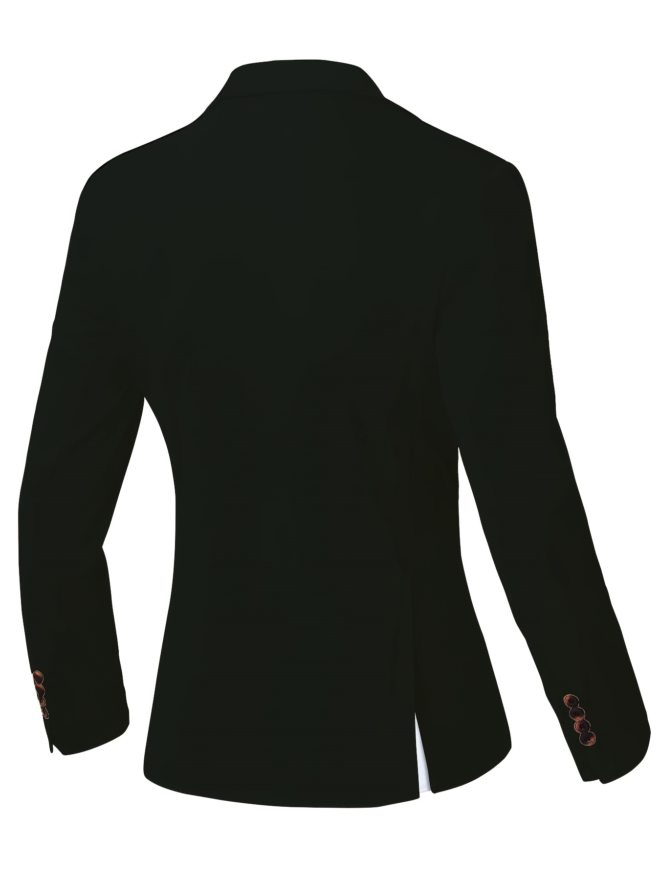 YUNCLOS Men's Slim Fit Casual 1 Button Notched Lapel Blazer Jacket Black at   Men's Clothing store