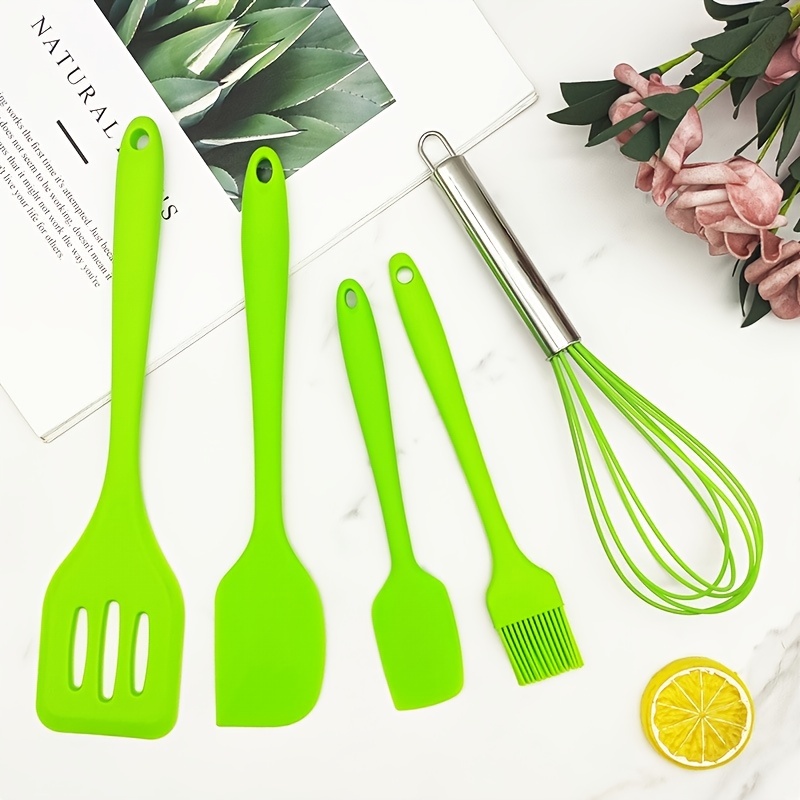 5Pcs/set Silicone Kitchenware Baking Whisk Oil Brush Fried Steak