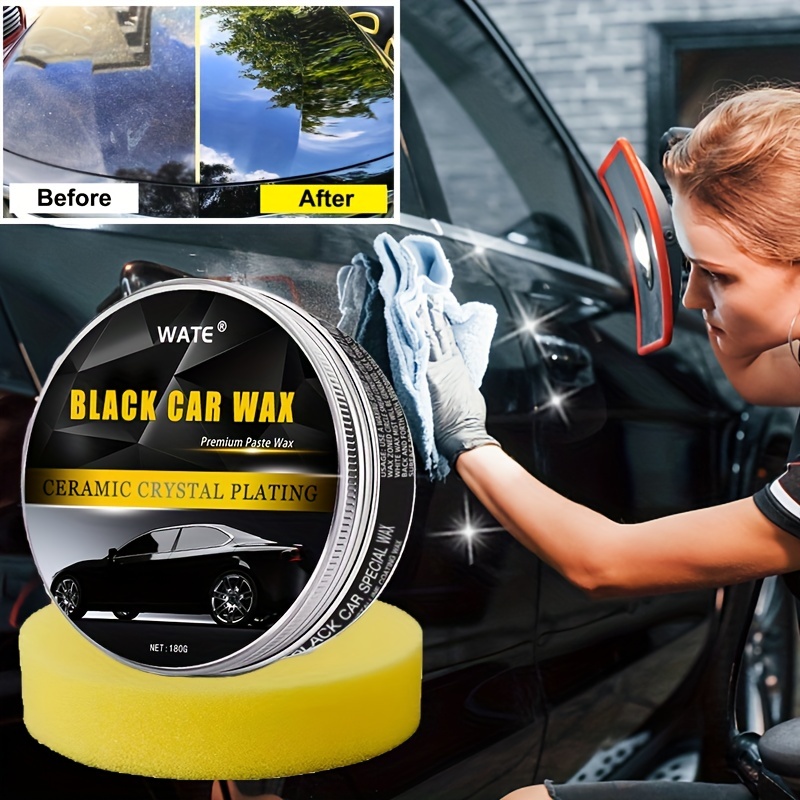Car Polish Black Car Wax Crystal Plating Set Covering Paint - Temu