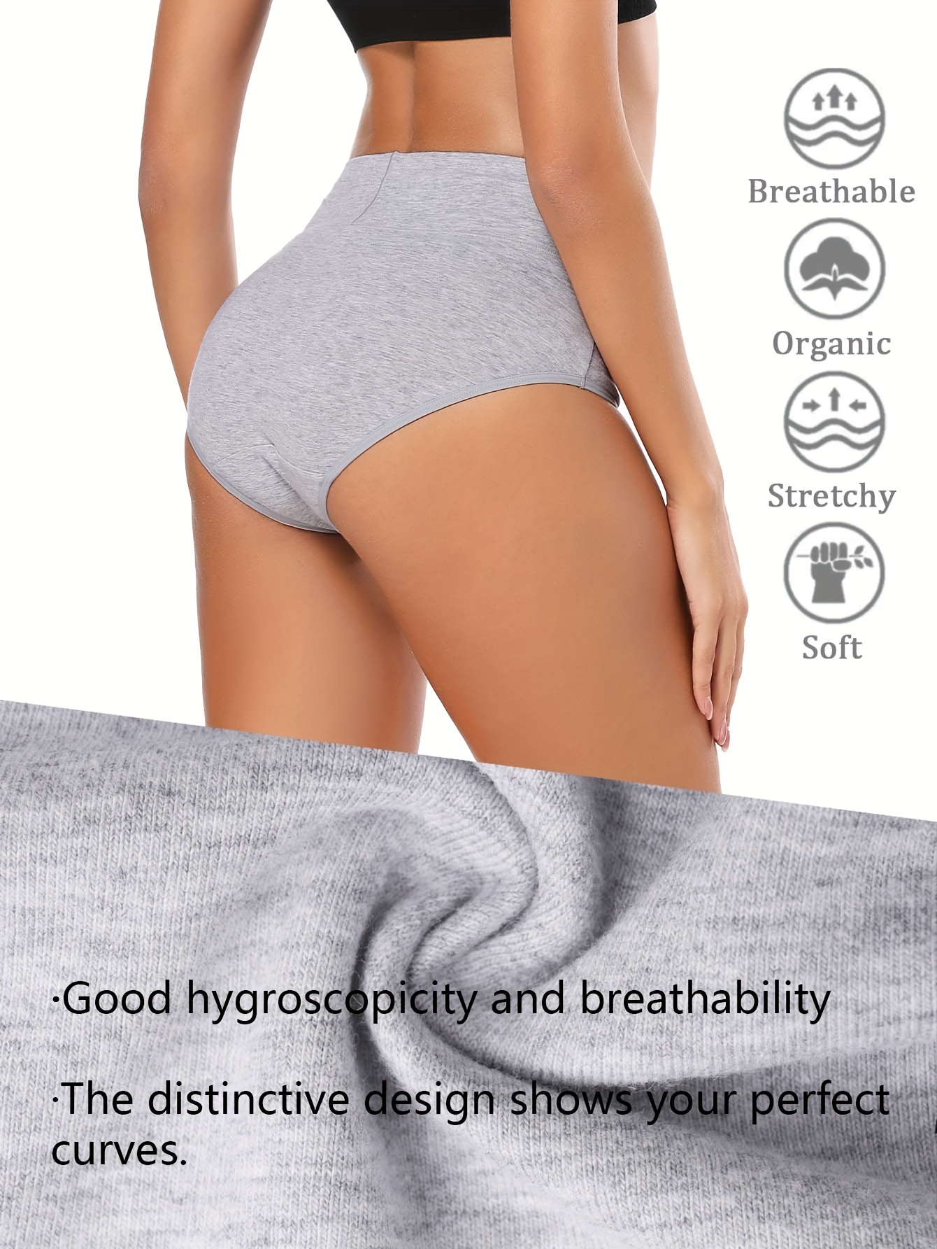 Seamless Solid Briefs Comfy Breathable Stretchy Intimates - Temu Germany