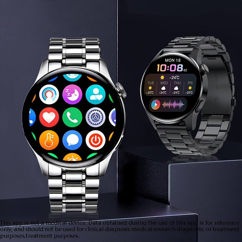 Reloj inteligente deportivo Lige con pantalla táctil a todo Color de 1,28 pulgadas para hombres y Mujeres, Reloj inteligente resistente al agua con se