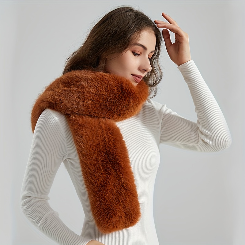 100% Real Silver Fox Fur Scarf Fur Collar Fur Shawl Bib Fur Scarves -Unisex