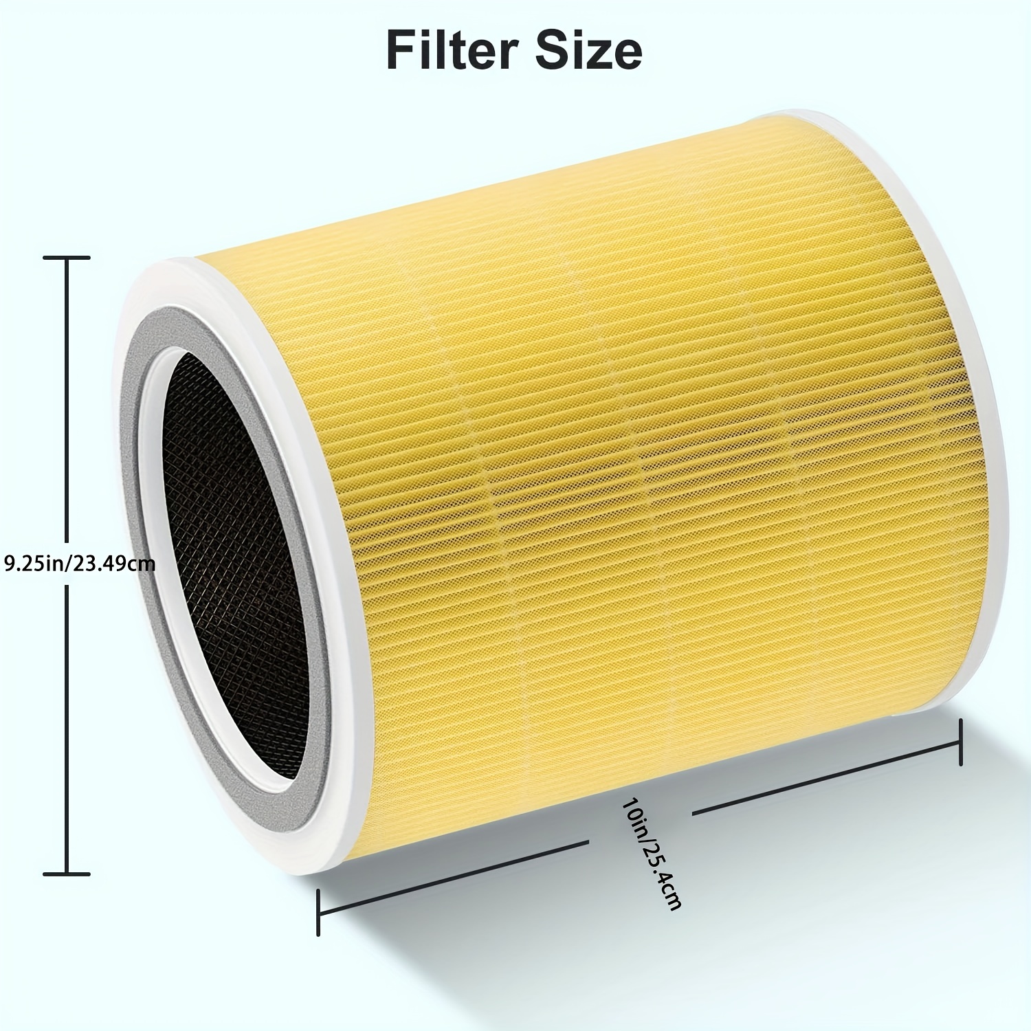 2X Replacement Filter For Levoit Air Purifier Core 400S Part Core  400S-RF,H13 HEPA 360°Filtration 5 Layers 3 In 1 Filter - AliExpress