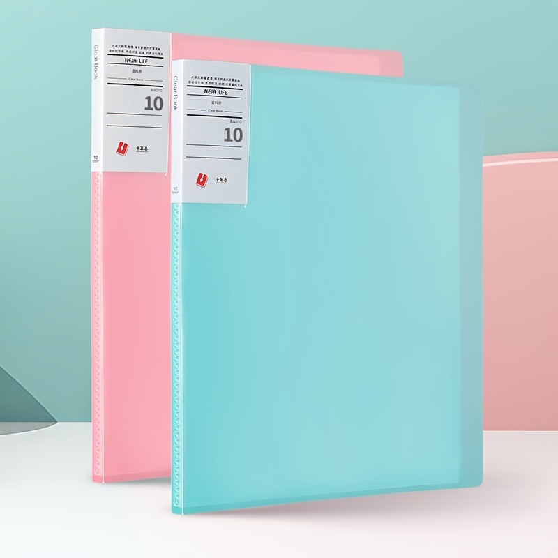 A4 Size Transparent Multi layer Binder Display Book - Temu