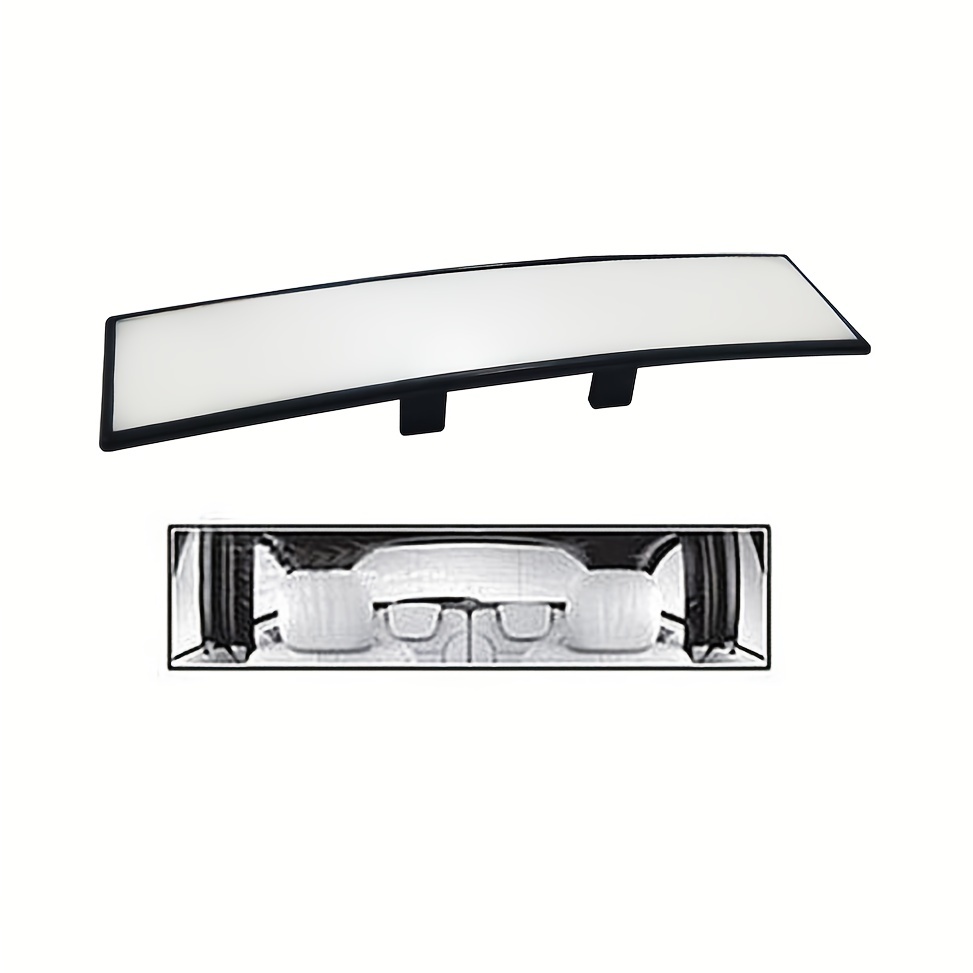  ICBEAMER Espejo retrovisor panorámico de 9.4 pulgadas, gran  angular panorámico, vidrio tintado azul HD, espejo interior convexo para  automóvil, antirreflejos, accesorios de automóvil, universal para :  ICBEAMER: Automotriz