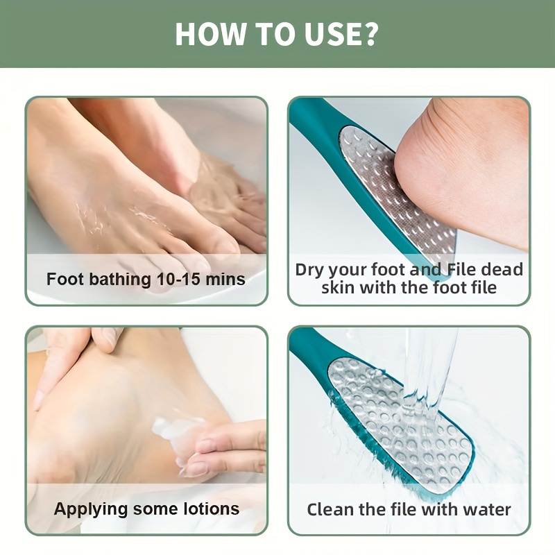 Professional Metal Foot Scrubber for Pedicure and Dead Skin