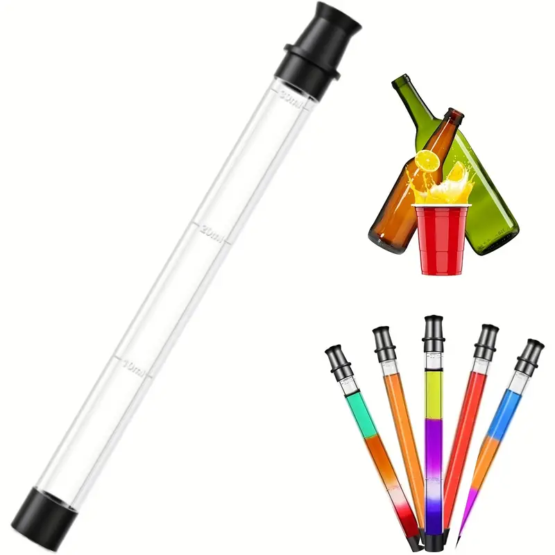 TakeShots Take - Shot Holder & Straw for Drinks & Chasers