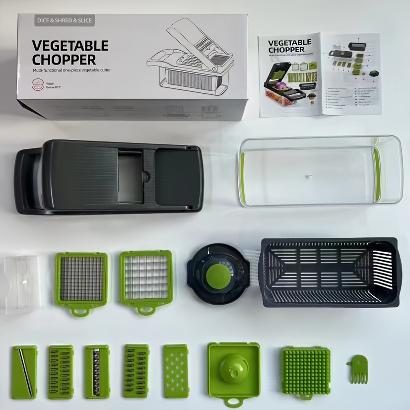 Vegetable Chopper Multi-functional One Piece Vegetable Cutter, 1