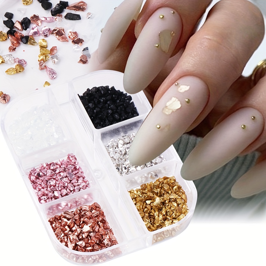 Beads Nail Art Accessories Crystal Tiny Rhinestones Glass - Temu