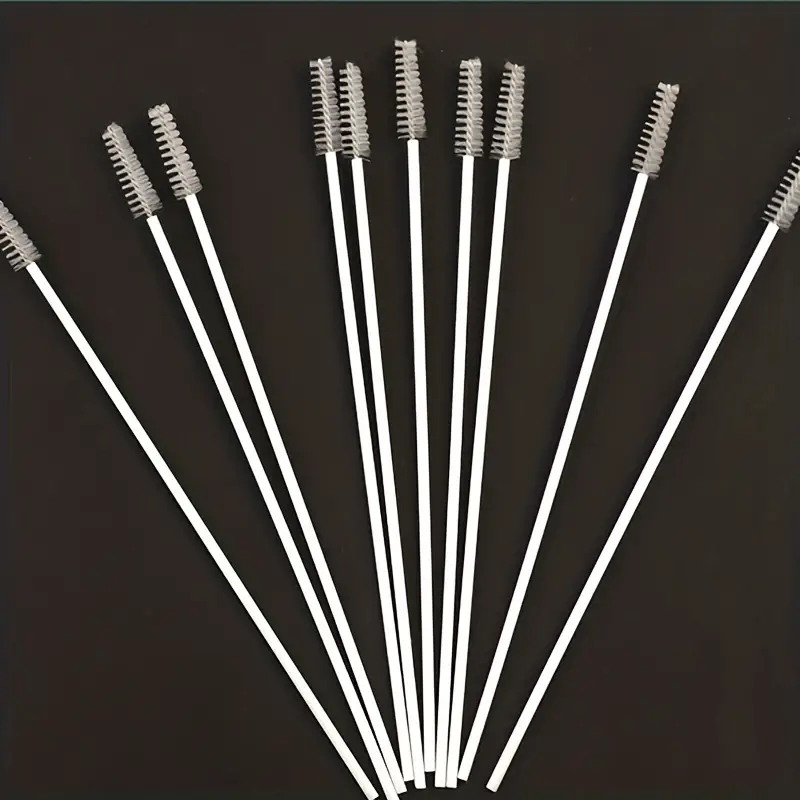5pcs/10pcs, Straw Brishes, Plastic Straw Cleaning Brush, Skinny Tube  Cleaning Brushes, Kitchen Gadgets, Kitchen Accessories