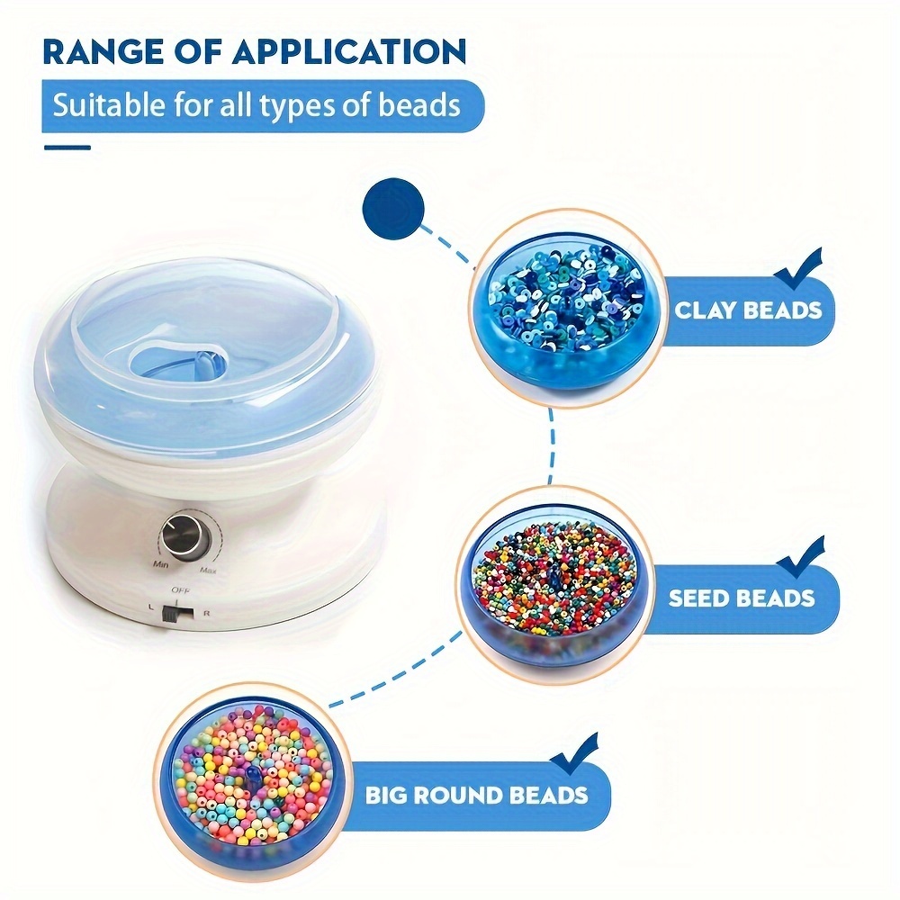 Hobbyworker Clay Bead Spinner, Electric Adjustable Speed Beading