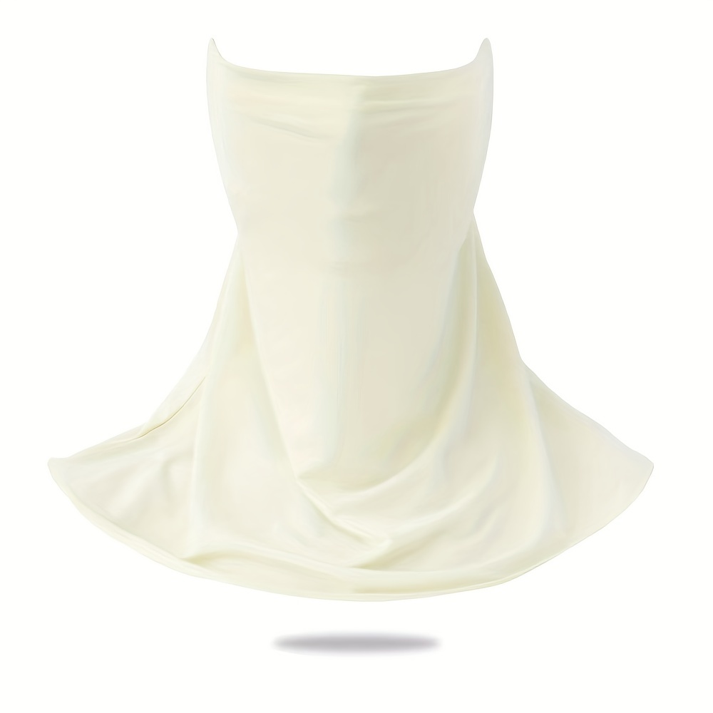 Sunscreen Mask Breathable Veil Ice Silk Face Mask UV Protection Neck Gaiter