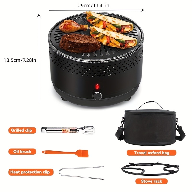 Electric Oven Usb Powered Outdoor Camping Barbecue Stove Tea - Temu