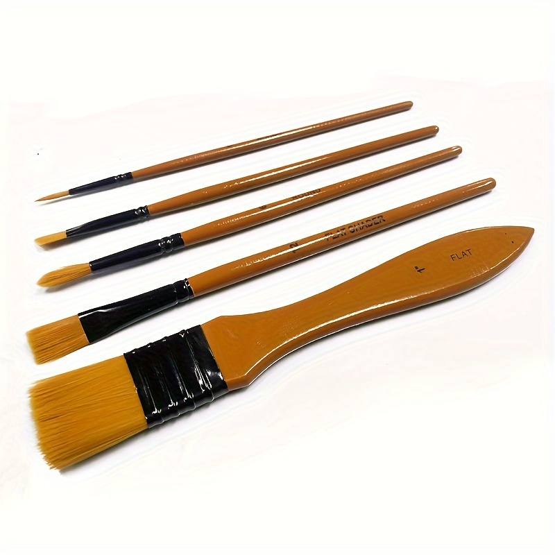11PCS Different Collour Nylon Hair Artist Paint Brushes - China Paint  Brush, Painting Brush