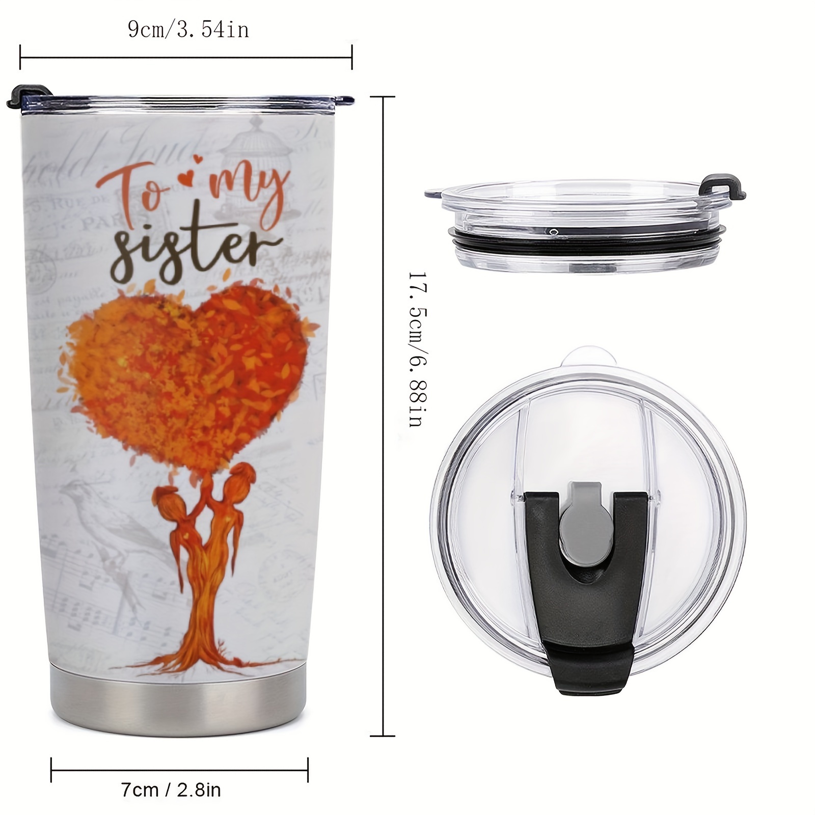 Sister Gift Gifts Siblings Sister Affection Cup Insulated - Temu