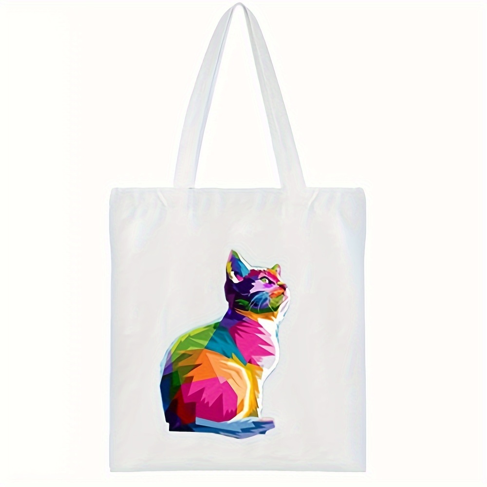 Borsa con gatti colorati